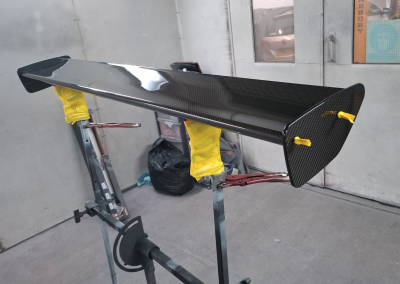 Carbon spoiler repolished