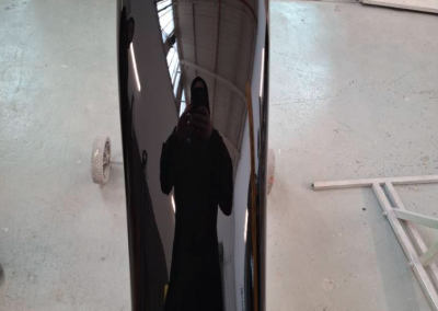 black bumber top view
