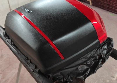 Motorbike box repaired