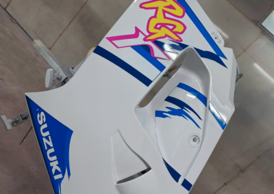Motorbike enginer compartment fairing
