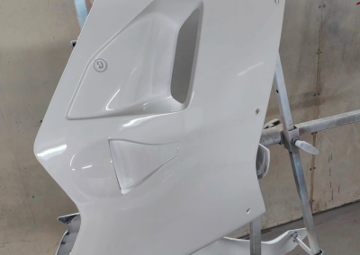 Motorbike fairing primed 2