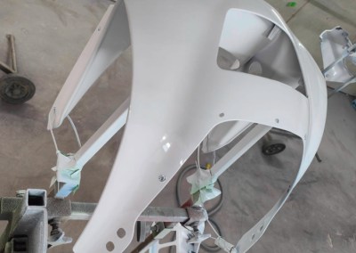 Motorbike fairing primed 3