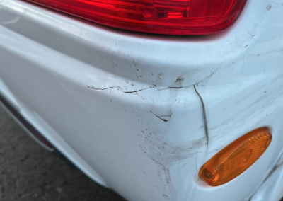 Caravan bumber broken