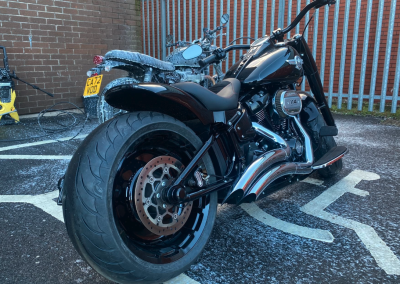 Harley Davidson rear view
