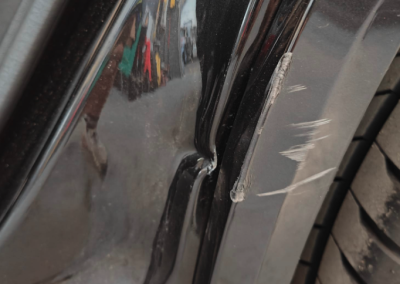 Black SUV Damaged 3