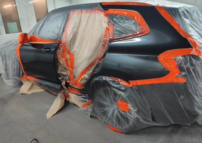 Black SUV Primed