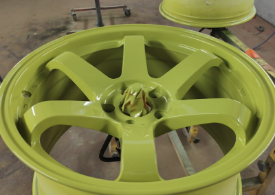 Allow wheel after painting