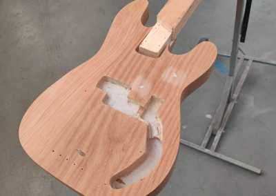Guitar before paint