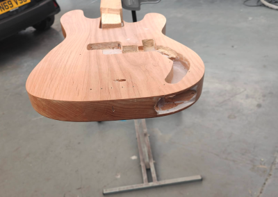 Wooden guitar